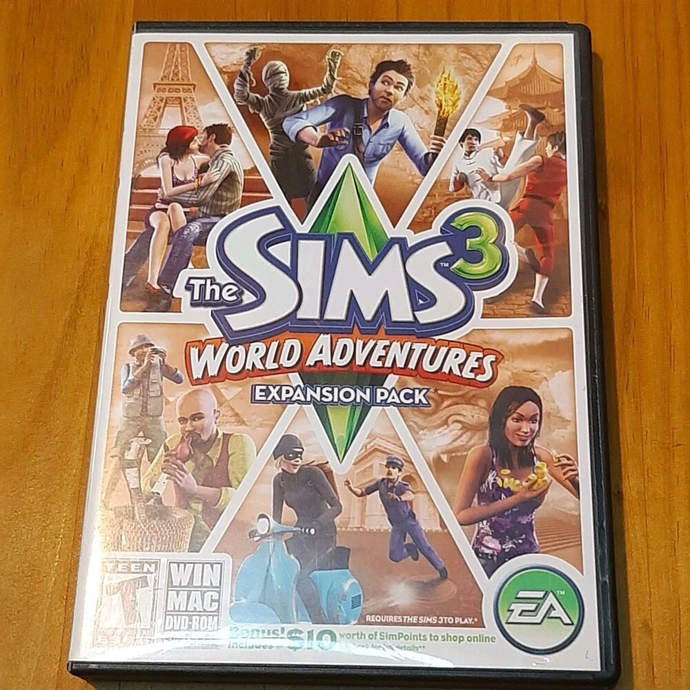 The Sims 3: World Adventures Expansion Pack (Windows/Mac, 2009) DVD-ROM